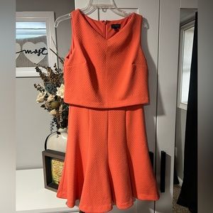 Limited - Coral, above the knee, textured sundress sz 4